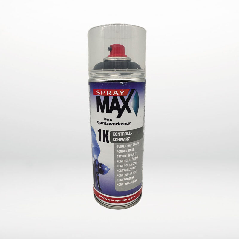 Sprayburk med kontrollfärg.