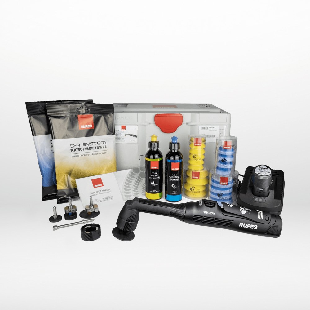 Rupes Nano II HR81MLII LUX-kit batteridriven polermaskin för detaljpolering